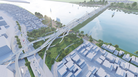 Hà Nội sắp xây 3 cầu lớn vượt sông Hồng