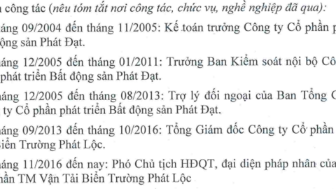 Cá nhân thao túng cổ phiếu PDR từng là Kế toán trưởng, Trưởng Ban kiểm soát nội bộ Công ty
