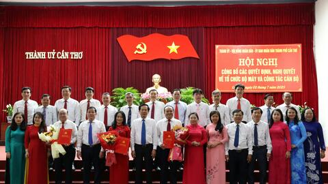 Sở Công Thương TP. Cần Thơ kiện toàn nhân sự sau sáp nhập