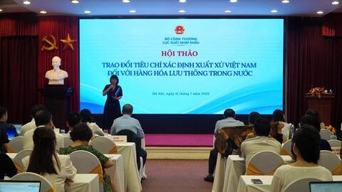 Xây dựng tiêu chí xác định xuất xứ Việt Nam cho hàng hóa lưu thông trong nước