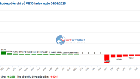 Nhịp đập Thị trường 04/08: Dòng tiền chọn nhóm tài chính và bất động sản, VN-Index tiếp tục khởi sắc