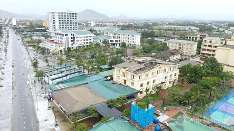 Hà Tĩnh: Khu du lịch Thiên Cầm tan hoang sau khi bão số 5 quần thảo