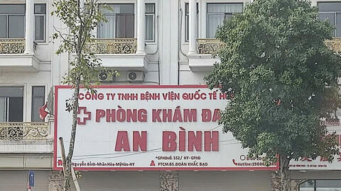 Phòng khám đa khoa An Bình bị phạt 57 triệu đồng, tước giấy phép 5 tháng
