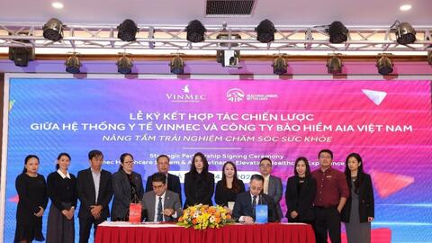 AIA Việt Nam và Vinmec hợp tác chiến lược mở rộng hệ sinh thái chăm sóc sức khỏe cao cấp