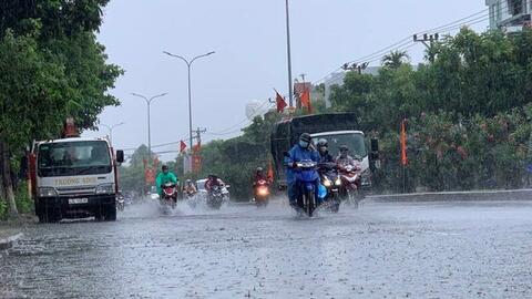 Dự báo các tỉnh thành có mưa dông từ nay đến hết tuần này
