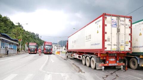 Nhập khẩu tăng mạnh tại các cửa khẩu Lạng Sơn trong ngày 22/1/2026