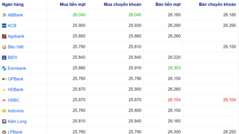 Tỷ giá USD hôm nay 24/2/2026: USD thế giới suy yếu nhẹ