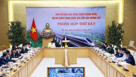 Thủ tướng chỉ đạo thúc đẩy triển khai các dự án đường sắt