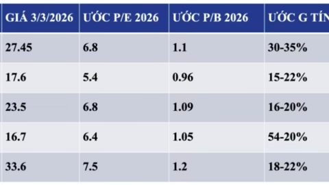 Những cổ phiếu ngân hàng đáng theo dõi trong biến động