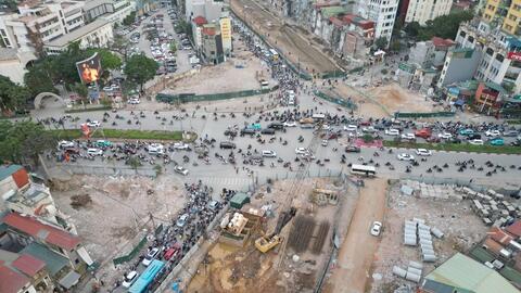 Tổ chức lại giao thông trên đường La Thành phục vụ thi công đường Vành đai 1