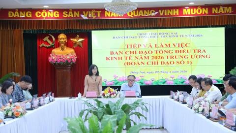 Đồng Nai đẩy nhanh thu thập thông tin giai đoạn 2 Tổng điều tra kinh tế 2026