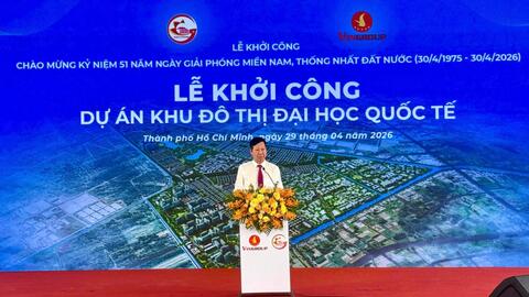 Vingroup khởi công dự án Đô thị Đại học quốc tế trị giá 2,3 tỷ USD
