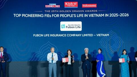 Fubon Life Việt Nam lần thứ 11 được vinh danh tại Giải thưởng Rồng Vàng