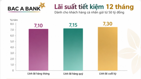 Lãi suất - tỷ giá hôm nay: BAC A BANK thêm mức 7,3%/năm, USD tăng trở lại