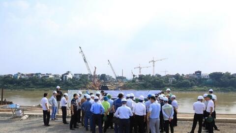 Cầu Tứ Liên hoàn thành 100% mặt bằng, đẩy tiến độ để về đích trước APEC 2027