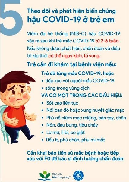 Chuyên gia hướng dẫn theo dõi, phát hiện, phòng tránh biến chứng hậu COVID-19 ở trẻ em - Ảnh 3.