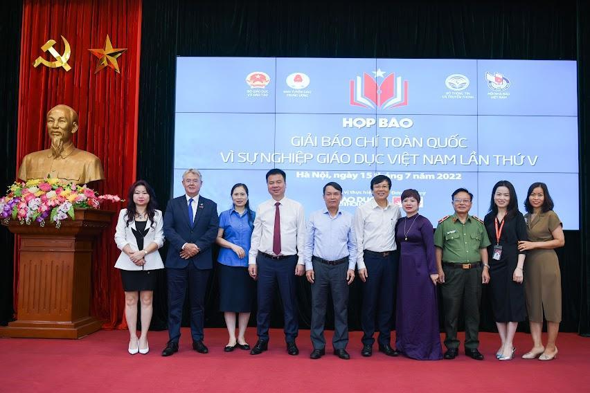 Họp báo Giải báo chí toàn quốc “Vì sự nghiệp giáo dục Việt Nam” năm 2022 ảnh 1