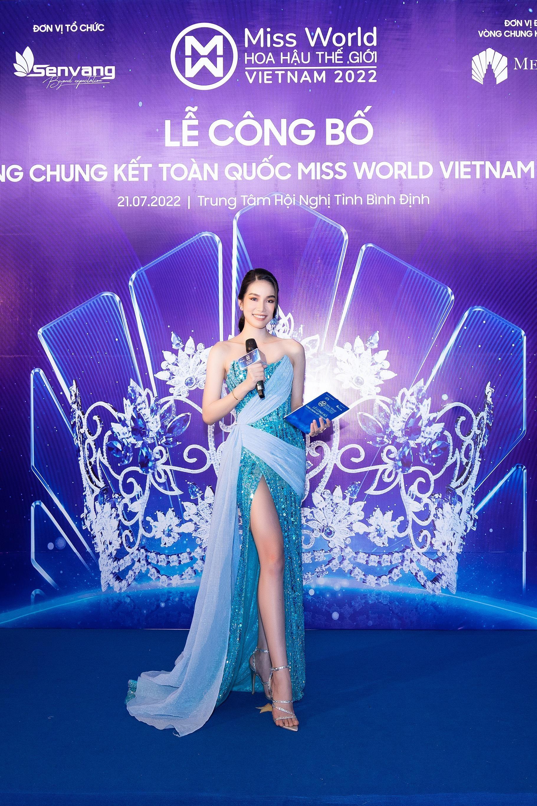 Hoa hậu Lương Thùy Linh, Tiểu Vy xuất hiện lộng lẫy tại lễ công bố vòng chung kết Miss World Vietnam 2022 ảnh 4