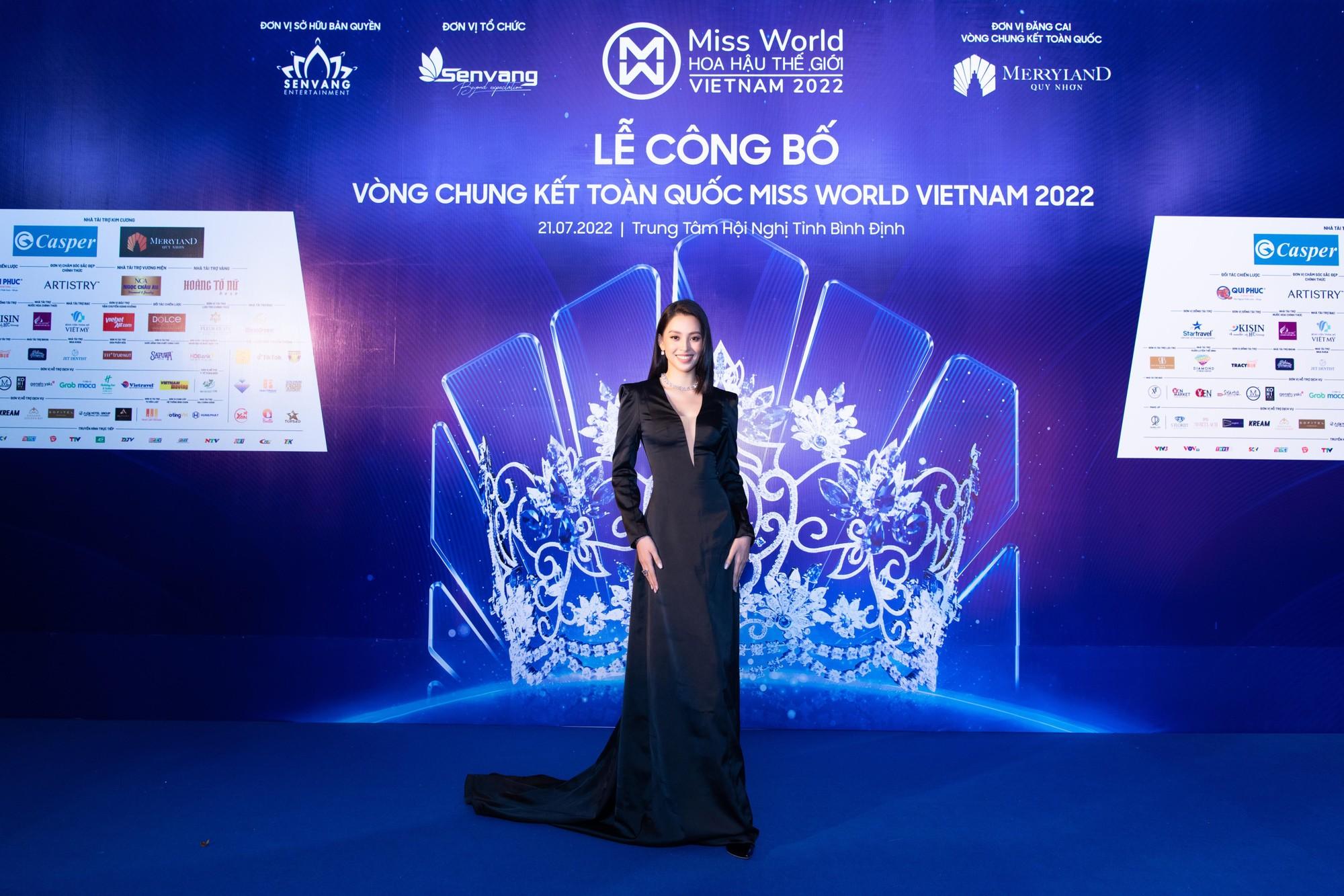 Hoa hậu Lương Thùy Linh, Tiểu Vy xuất hiện lộng lẫy tại lễ công bố vòng chung kết Miss World Vietnam 2022 ảnh 2