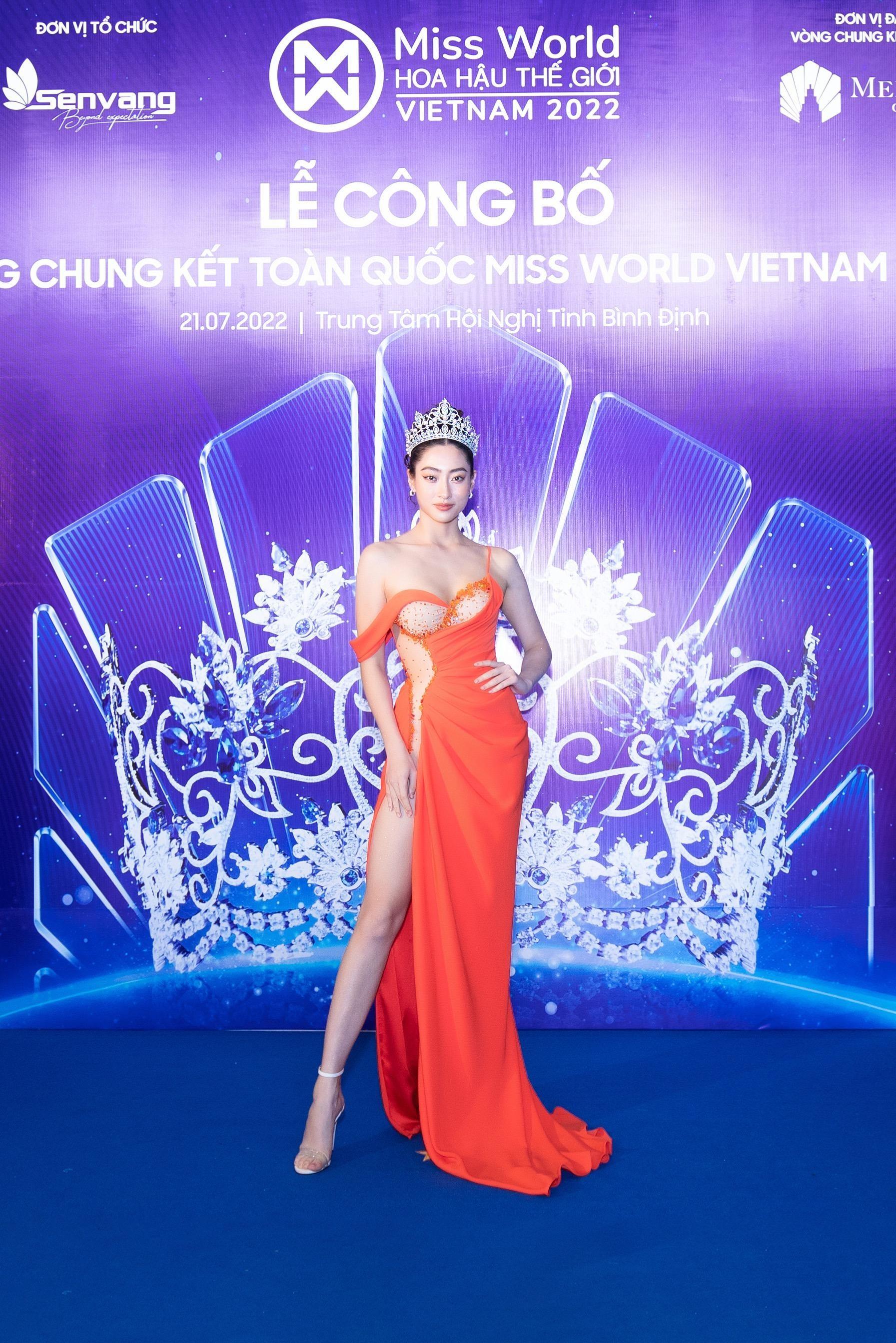 Hoa hậu Lương Thùy Linh, Tiểu Vy xuất hiện lộng lẫy tại lễ công bố vòng chung kết Miss World Vietnam 2022 ảnh 1