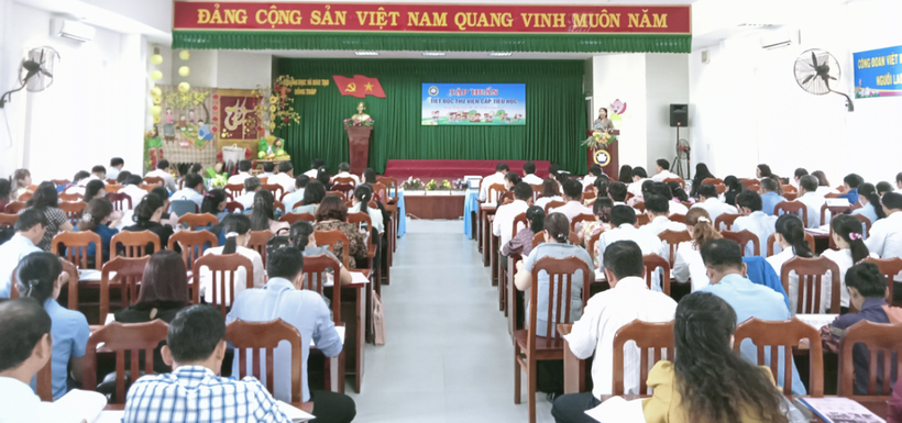 Quang cảnh lớp tập huấn.