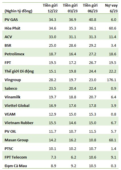 Các ông vua tiền mặt trên sàn chứng khoán: Petrolimex, FPT bổ sung thêm cả chục nghìn tỷ; Vingroup, Masan vơi đi đáng kể - Ảnh 2.