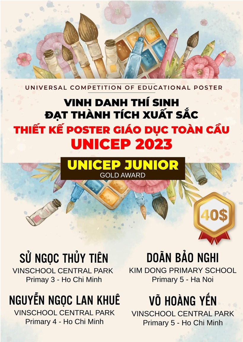 Doãn Bảo Nghi được vinh danh.