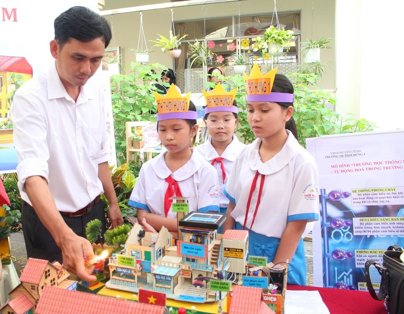 HS Tiểu học TP Cần Thơ tham gia ngày hội Giáo dục STEM năm học 2023 - 2024.