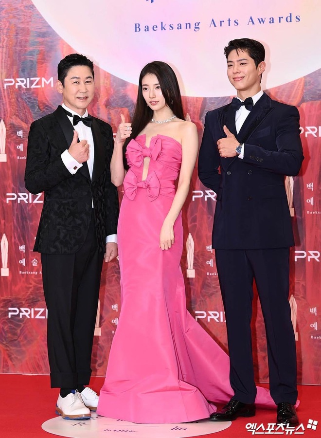 Suzy diện set đồ 300 triệu, visual phát sáng đẹp bất chấp cam thường tại Baeksang- Ảnh 2.