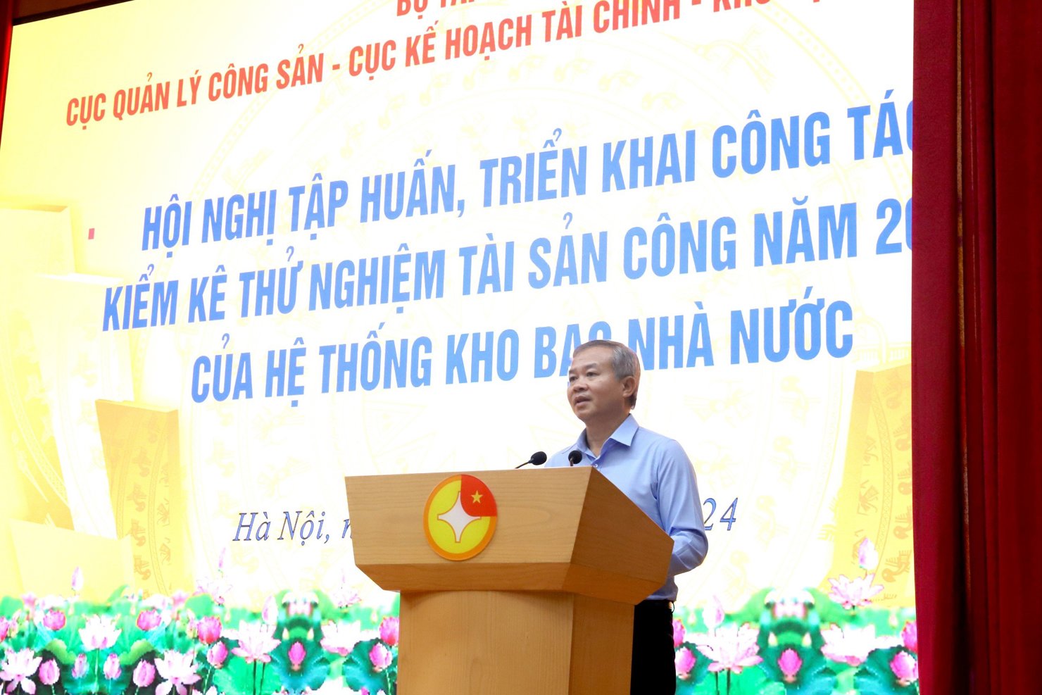 Ông Nguyễn Quang Vinh - Phó Tổng Giám đốc KBNN phát biểu tại Hội nghị.