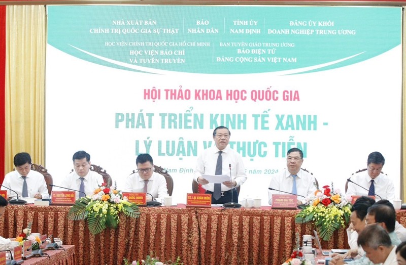 Nam Định tổ chức hội thảo phát triển kinh tế xanh: Lý luận và thực tiễn