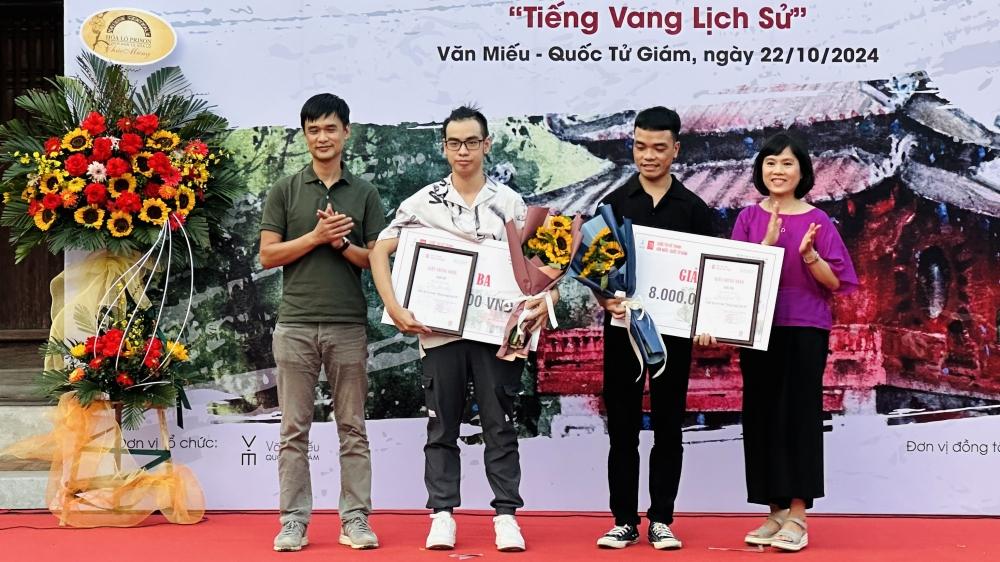 Trao giải cuộc thi “Tiếng vang lịch sử: Diễn giải Văn Miếu - Quốc Tử Giám qua hội họa”