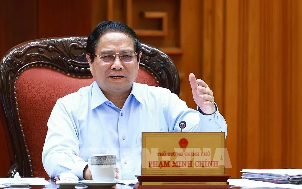 Thủ tướng Phạm Minh Chính chủ trì họp Thường trực Chính phủ với các bộ, ngành và Đoàn đàm phán Chính phủ về các vấn đề thương mại với Hoa Kỳ. Ảnh: Dương Giang-TTXVN Thủ tướng Phạm Minh Chính chủ trì họp Thường trực Chính phủ với các bộ, ngành và Đoàn đàm phán Chính phủ về các vấn đề thương mại với Hoa Kỳ. Ảnh: Dương Giang-TTXVN