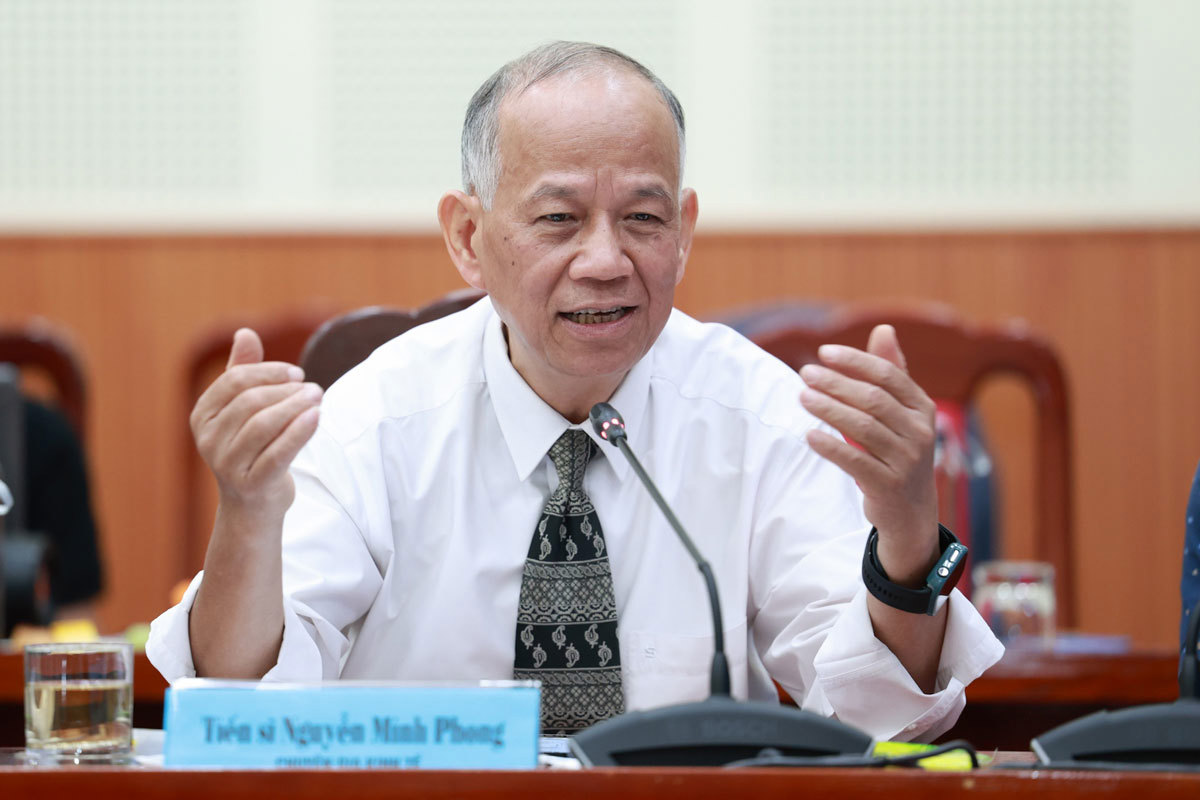 TS. Nguyễn Minh Phong - chuyên gia kinh tế đề xuất triển khai đồng bọ nhóm giải pháp tài chính – chính sách.