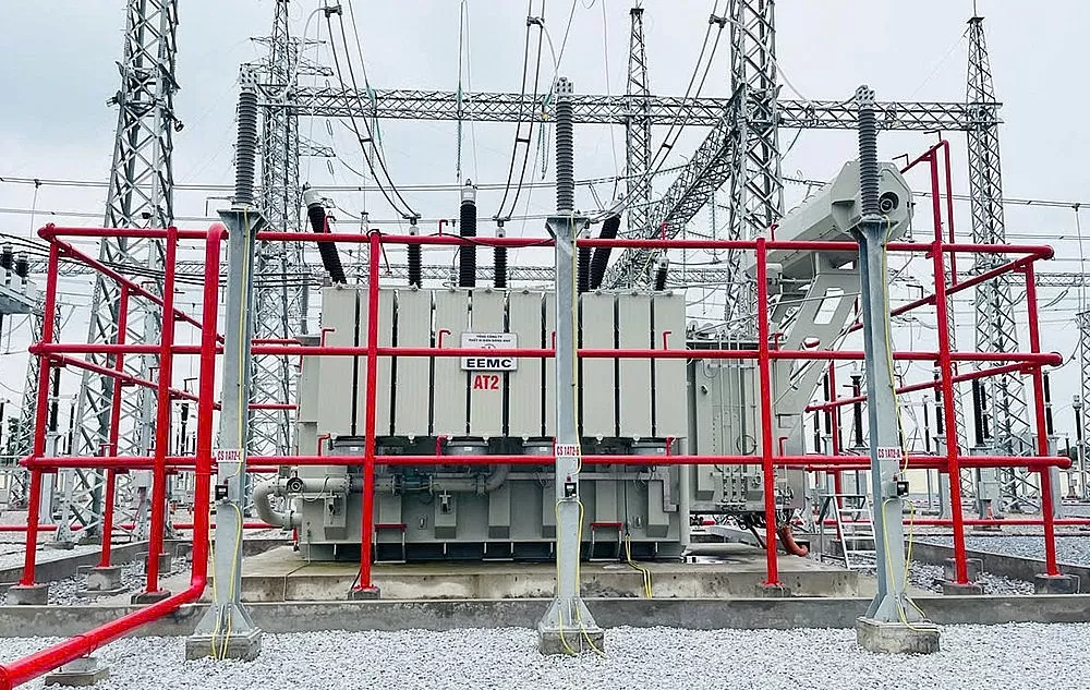 Máy biến áp 220kV tại Trạm biến áp 220kV Vũ Thư