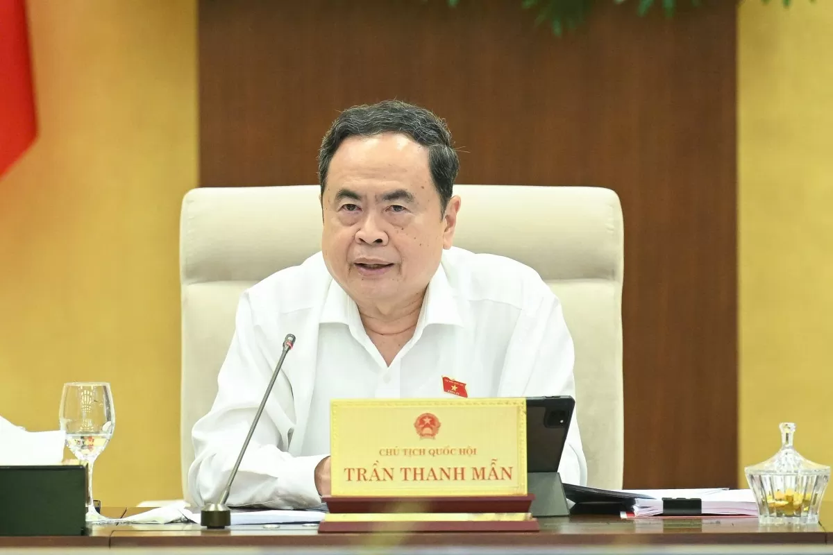 Chủ tịch Quốc hội Trần Thanh Mẫn. Ảnh: VPQH