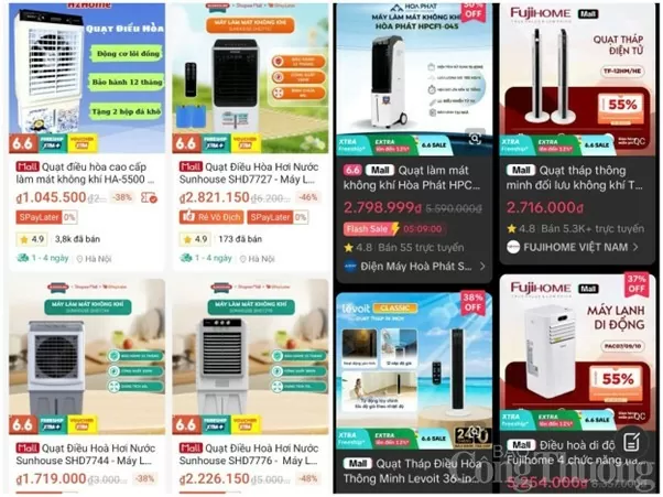 Thiết bị làm mát 'nóng rực' theo thời tiết Hà Nội Thiết bị làm mát 'nóng rực' theo thời tiết Hà Nội