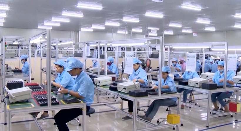 Giai đoạn 2021-2025, CNHT tại Ninh Bình đã bước vào chu kỳ tăng trưởng ổn định và đang hình thành lực đẩy mới. Ảnh: Như Nguyệt