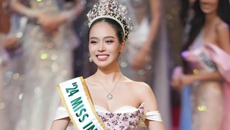Hoa hậu Thanh Thủy làm nên kì tích khi đăng quang Hoa hậu Quốc tế 2024. Ảnh: Nhân vật cung cấp