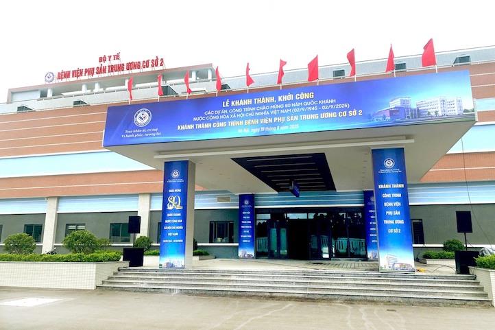 Bệnh viện Phụ sản Trung ương cơ sở 2 được đầu tư gần 950 tỷ đồng. Ảnh: Bộ Y tế cung cấp