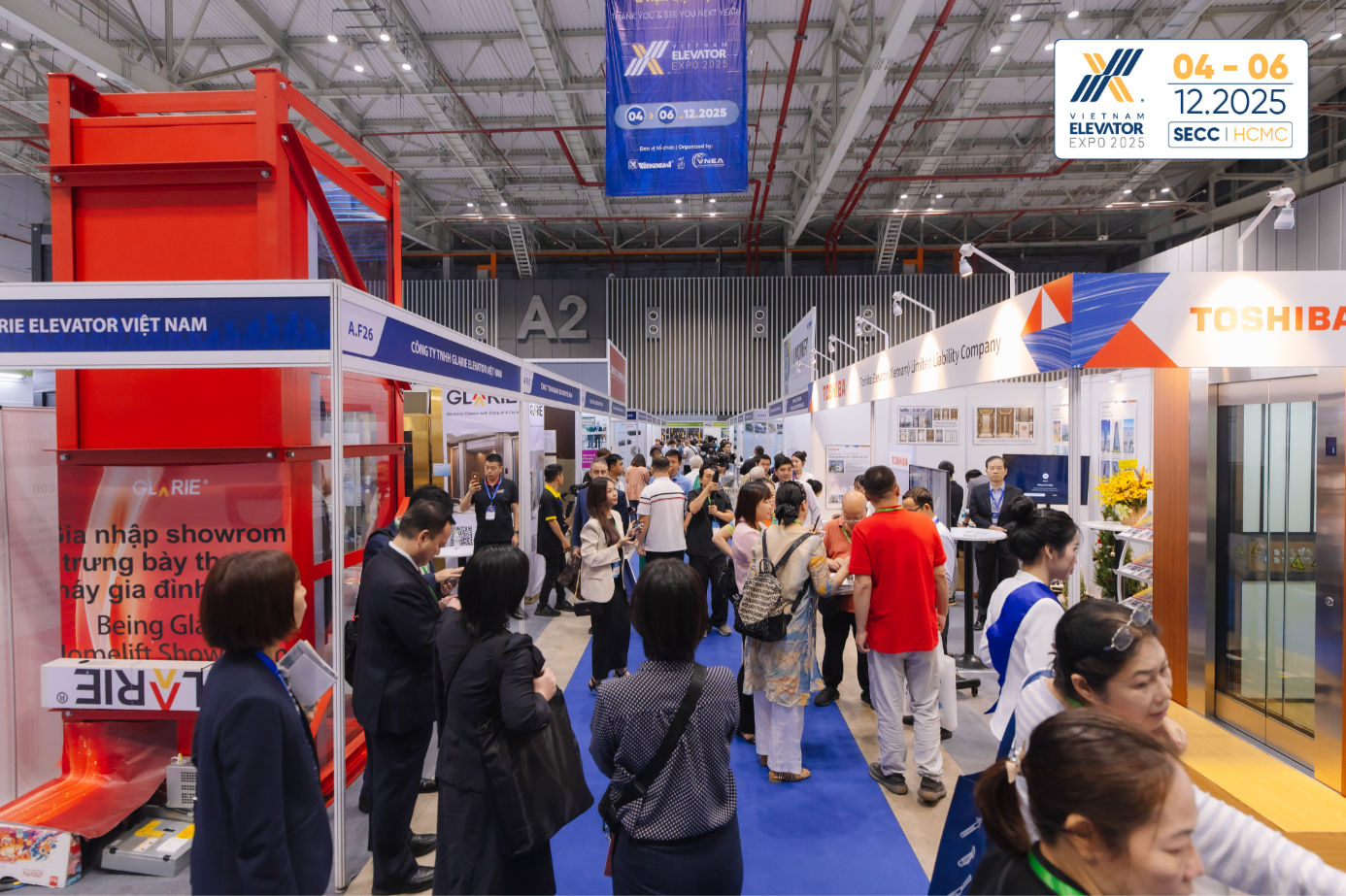 Triển lãm Quốc tế Thang máy Việt Nam 2025 sẽ được tổ chức tại TP. Hồ Chí Minh từ ngày 4 đến 6/12/2025.