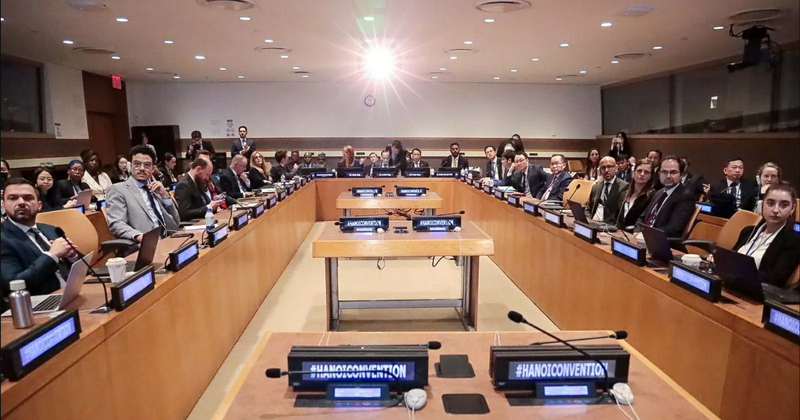 Đây là hoạt động quan trọng nhất trong chuỗi các sự kiện quảng bá Lễ mở ký Công ước do Việt Nam và UNODC đồng tổ chức tại các khu vực trên thế giới từ đầu năm 2025. Ảnh: Bảo Chi.