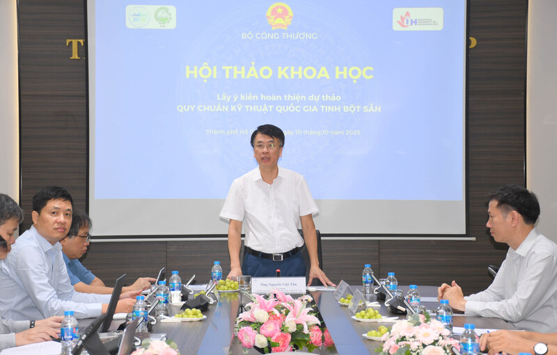 Ông Nguyễn Việt Tấn, Phó Cục trưởng Cục Đổi mới sáng tạo, Chuyển đổi xanh và Khuyến công. Ảnh: Thanh Minh.