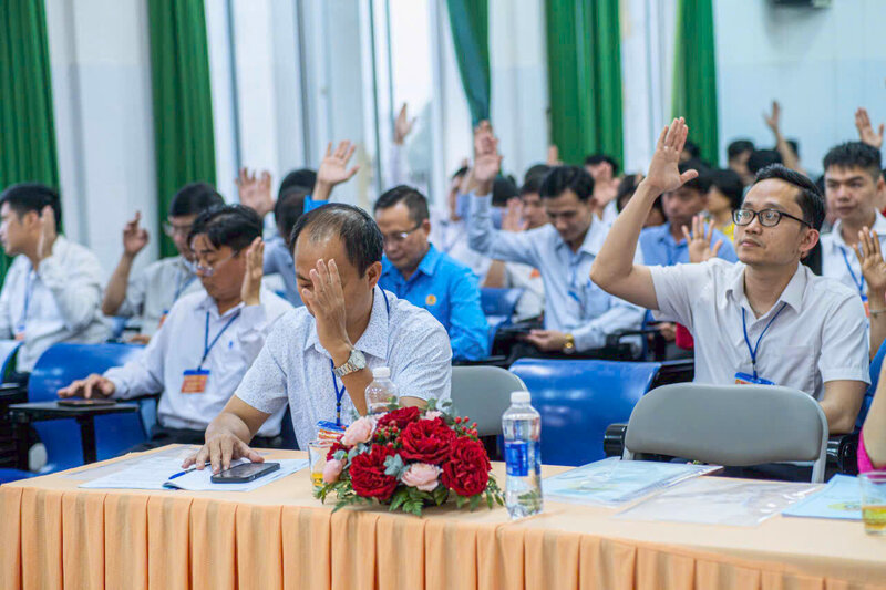 Công đoàn cơ sở Bệnh viện Y học cổ truyền Bảo Lộc đề ra phương hướng hoạt động nhiệm kỳ 2025-2030 với những chỉ tiêu, nhiệm vụ, giải pháp cụ thể, thiết thực. Ảnh Đức Lâm
