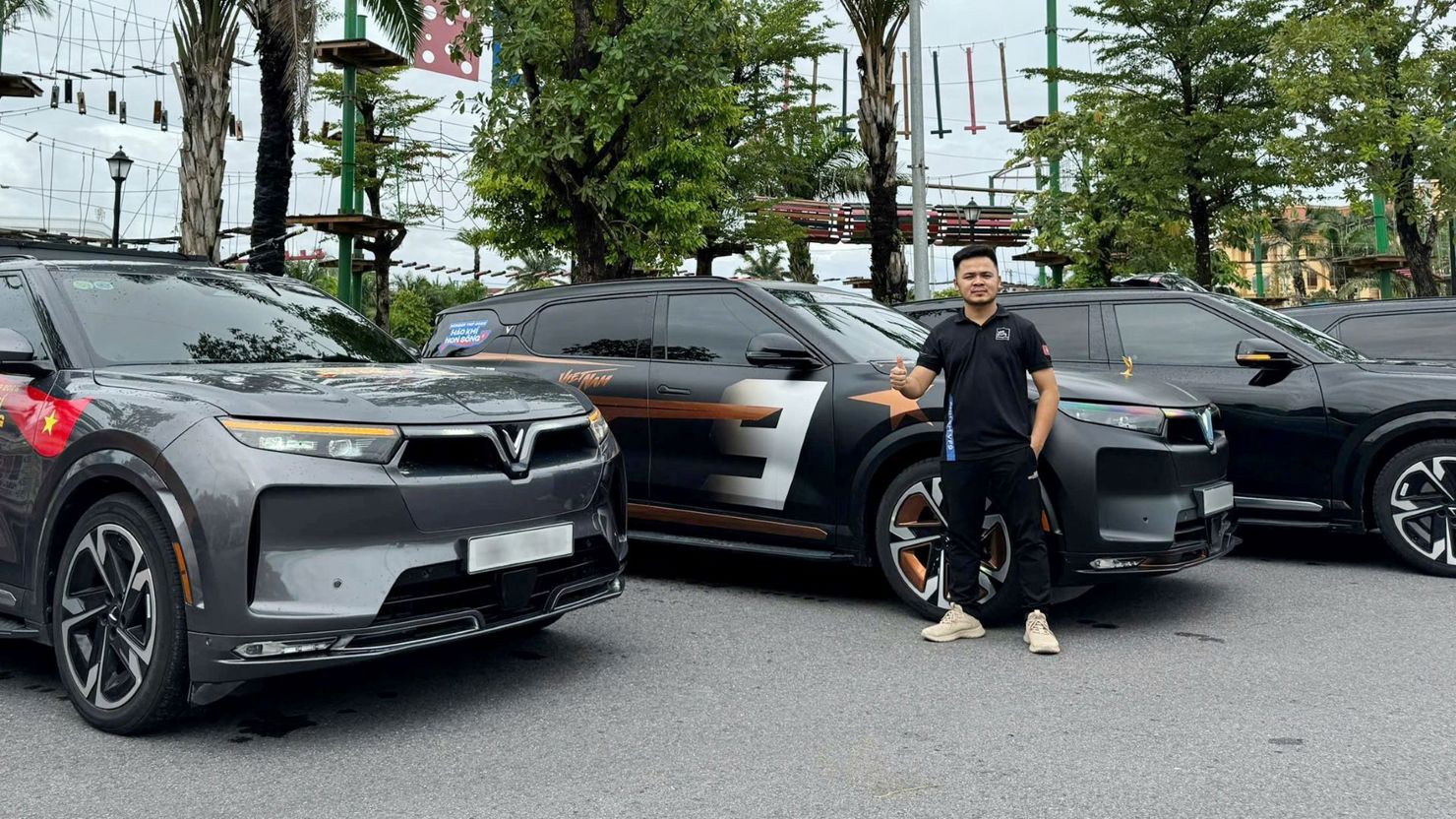 Anh Phạm Đức Giang (Hưng Yên) bất ngờ khi VF 9 là xe “đầu bảng” của VinFast nhưng chiphí nuôi cực kỳ tiết kiệm.
