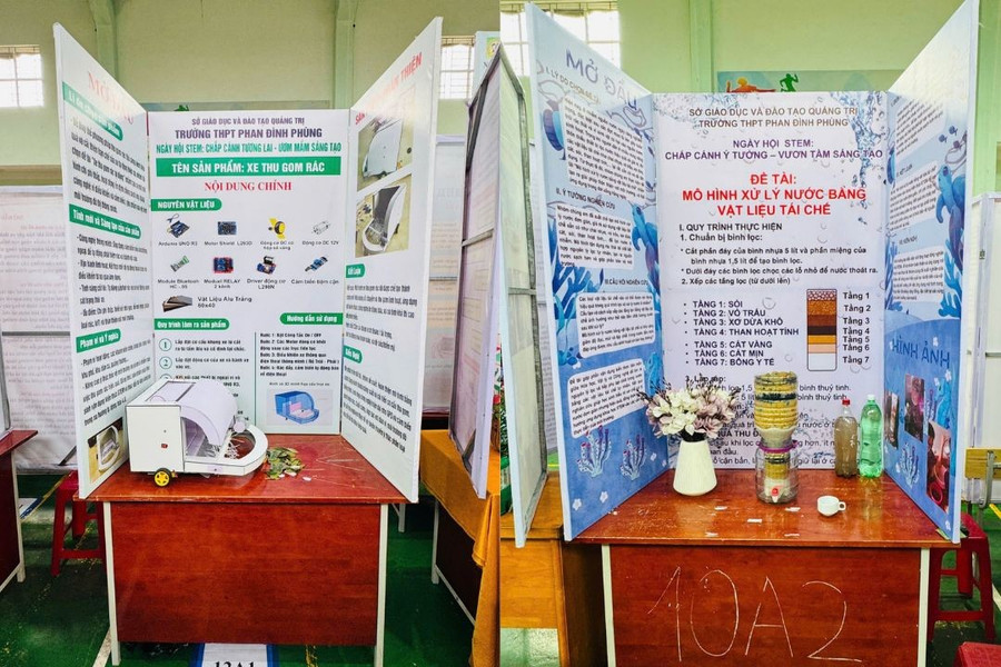 Nhiều dự án được ban giám khảo đánh giá cao về sự sáng tạo. hinh-3-2.jpg