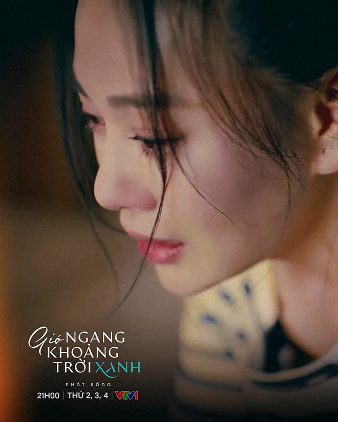 Phương Oanh gây xúc động trong tập 41 “Gió ngang khoảng trời xanh“. Ảnh: VFC