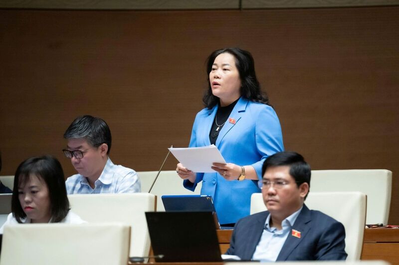 Đại biểu Lê Thị Thanh Lam ( đoàn TP. Cần Thơ). Ảnh: QH