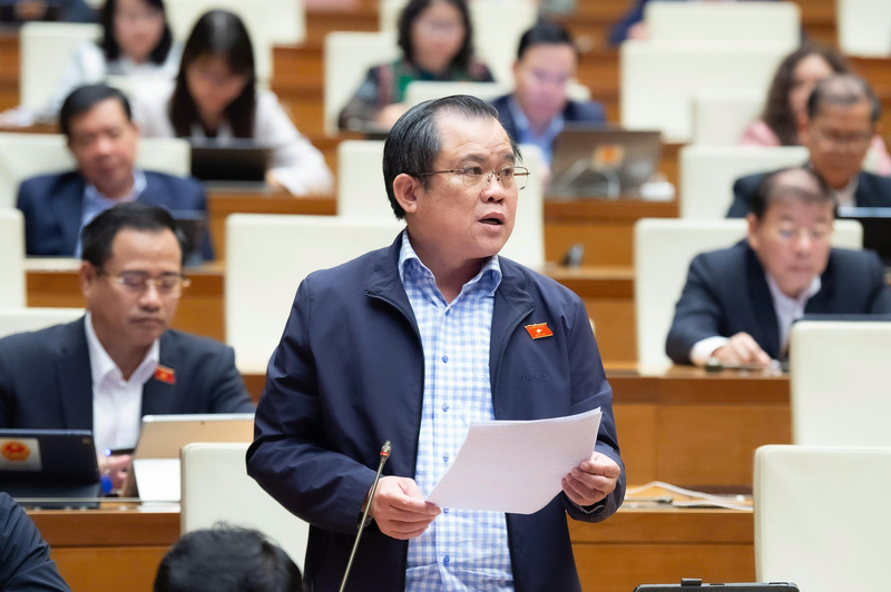 Đại biểu Nguyễn Tâm Hùng - đoàn TP. Hồ Chí Minh