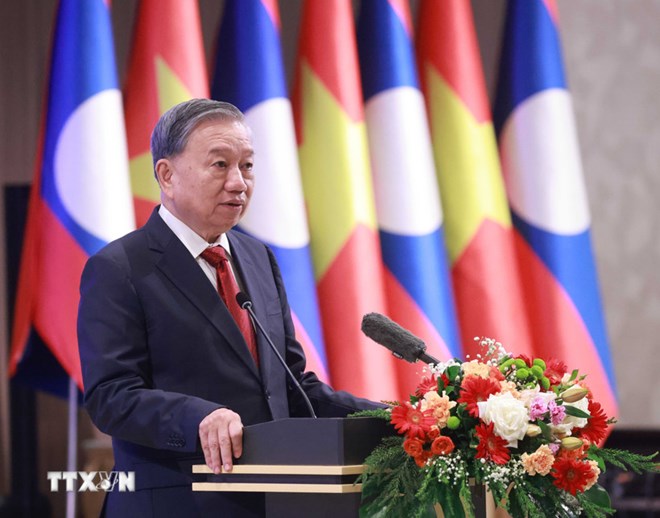 Tổng Bí thư Tô Lâm: Mối quan hệ đoàn kết đặc biệt Việt Nam - Lào có ý nghĩa chiến lược